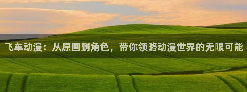 omofun动漫官方官网：飞车动漫：从原画到角色，带你领略动漫世界的无限可能